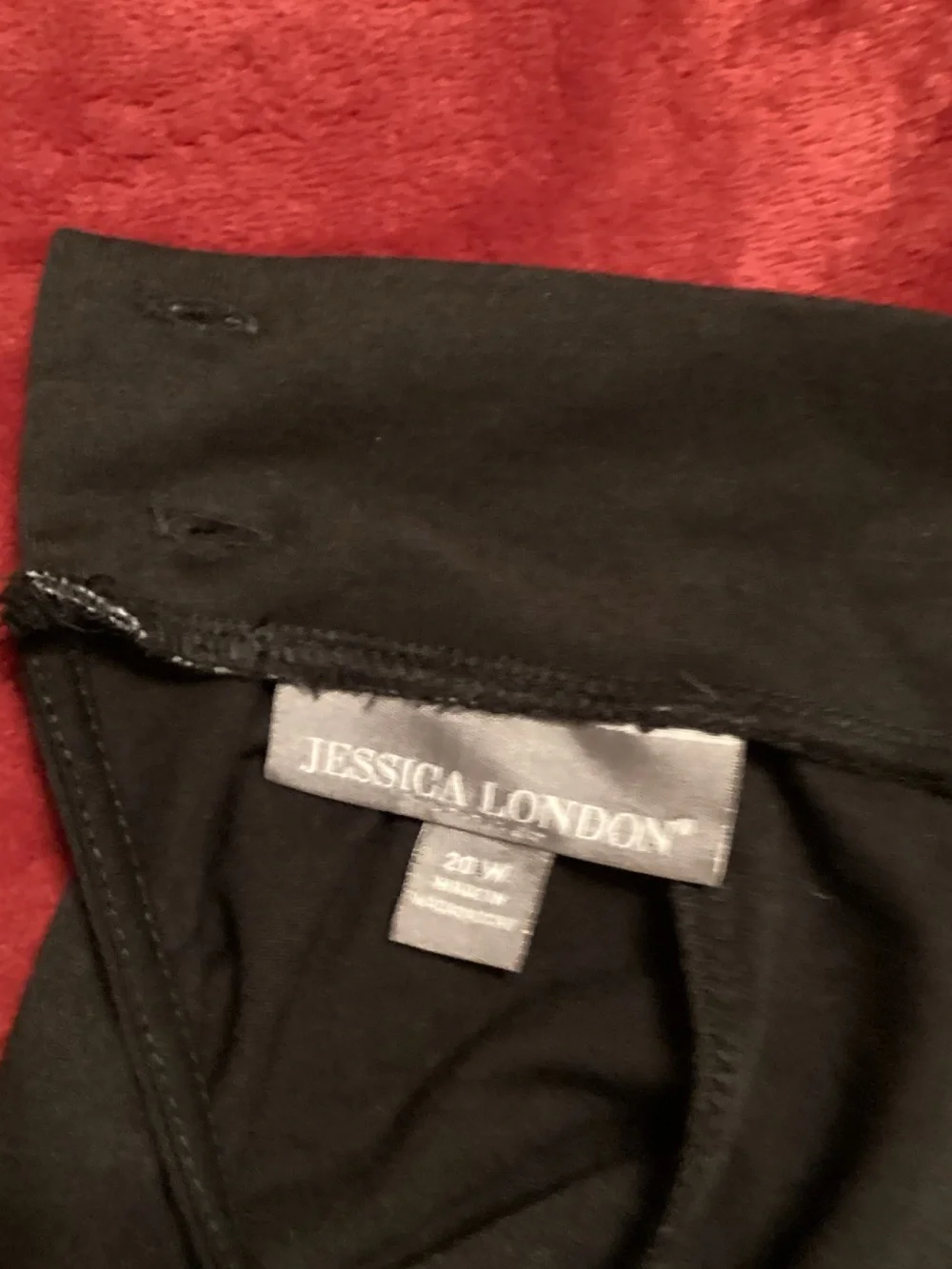 Jessica London Black Maxi Dress with Modest V-Neck